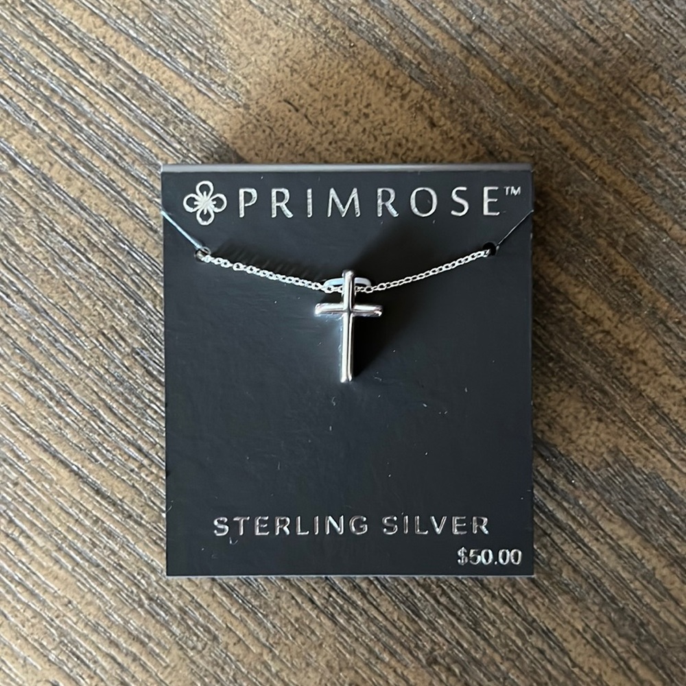 Sterling Silver Cross Necklace